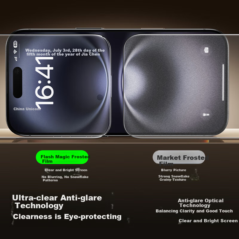 Защитное стекло SmartDevil для iPhone 16, полноэкранное, закаленное, матовое, антибликовое, 2 шт.
