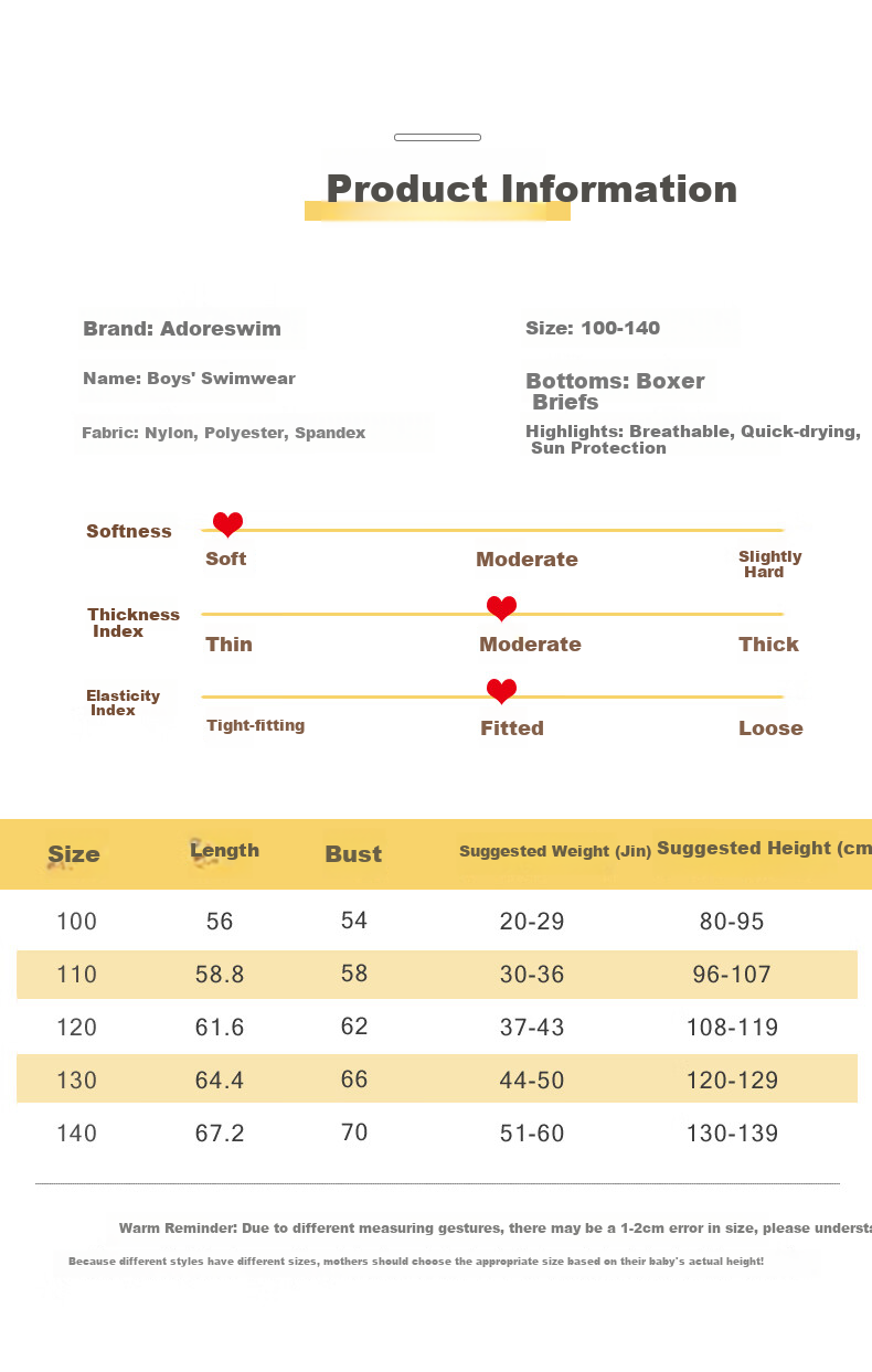 Adoreswim Boys' Swimwear, New Summer 2025 Style, One-Piece Long-Sleeve Sun Protection Swimsuit for Older Boys 1