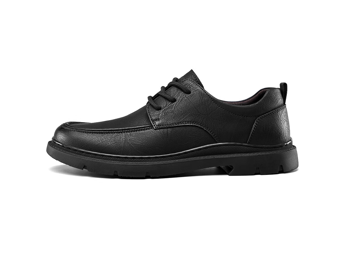 Yierkang Men's Shoes, British Style Business Lace-Up Casual Shoes, Flat Comfortable Leather Shoes for Men, 96972W, Khaki, Size 44 12