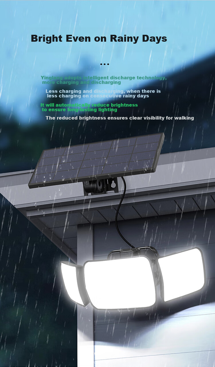 Intelamp Solar-Powered Motion Sensor Light, Garden Lighting, Home Outdoor Light, Waterproof Villa Gate Light, New Wall Lamp, Bright Street Light 2