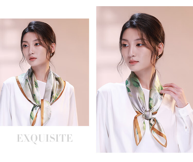 Da Vinci Code Silk Scarf for Women Spring Summer Shawl Neck Scarf Silk Square Scarf Mother's Day Birthday Gift for Mom 20