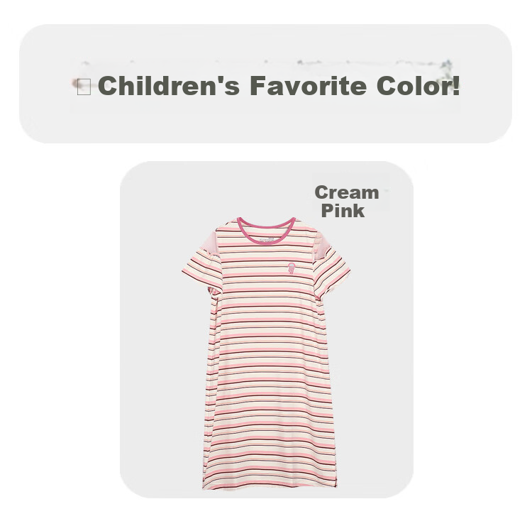 Hodohome [Same As in Mall], Children's Pajamas, Girls' Modal Cool-Feel Short-Sleeve Loungewear, Air Conditioning Wear, 318, Size 150 26