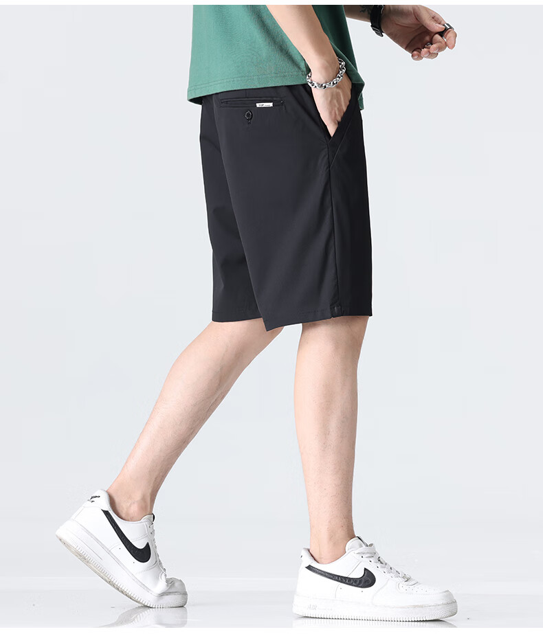MARK FAIRWHALE Ice Silk Cooling Five-Point Shorts for Men, 2026 Summer New Loose Casual Pants, Trendy Quick-Dry Shorts for Me 3