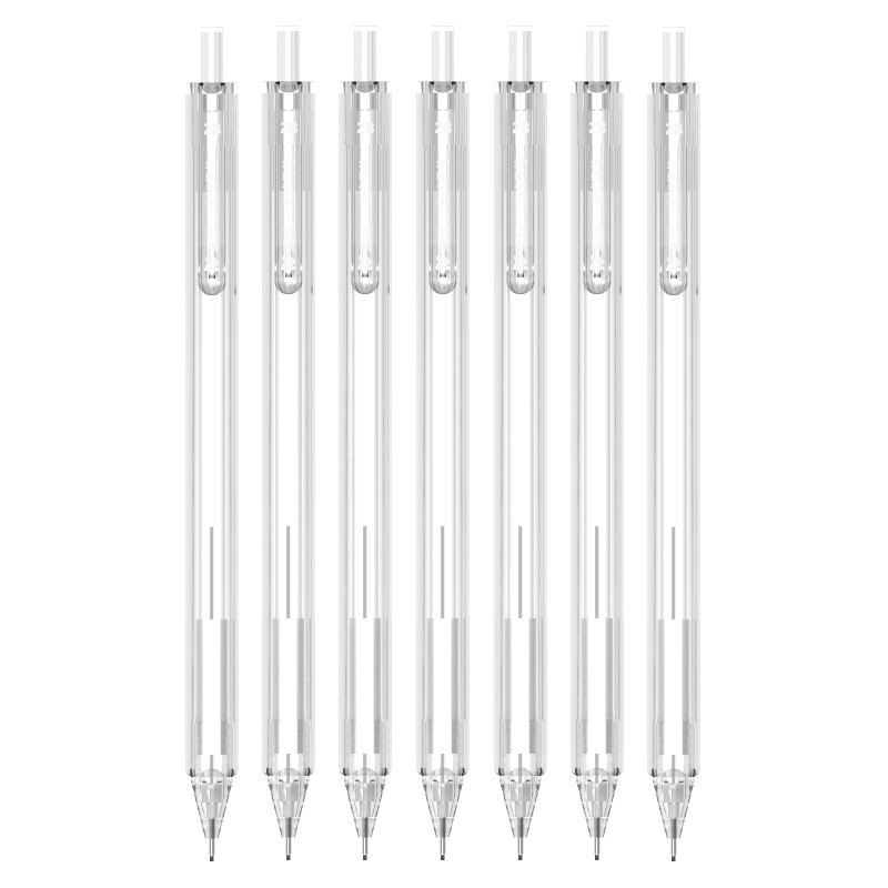 AIHAO Back-to-School Essential 0.5mm 2B Automatic Triangular Posture Correction Mechanical Pencils, High-Value Exam Use, Minimalist Ins Style, 5-Pack MP4620