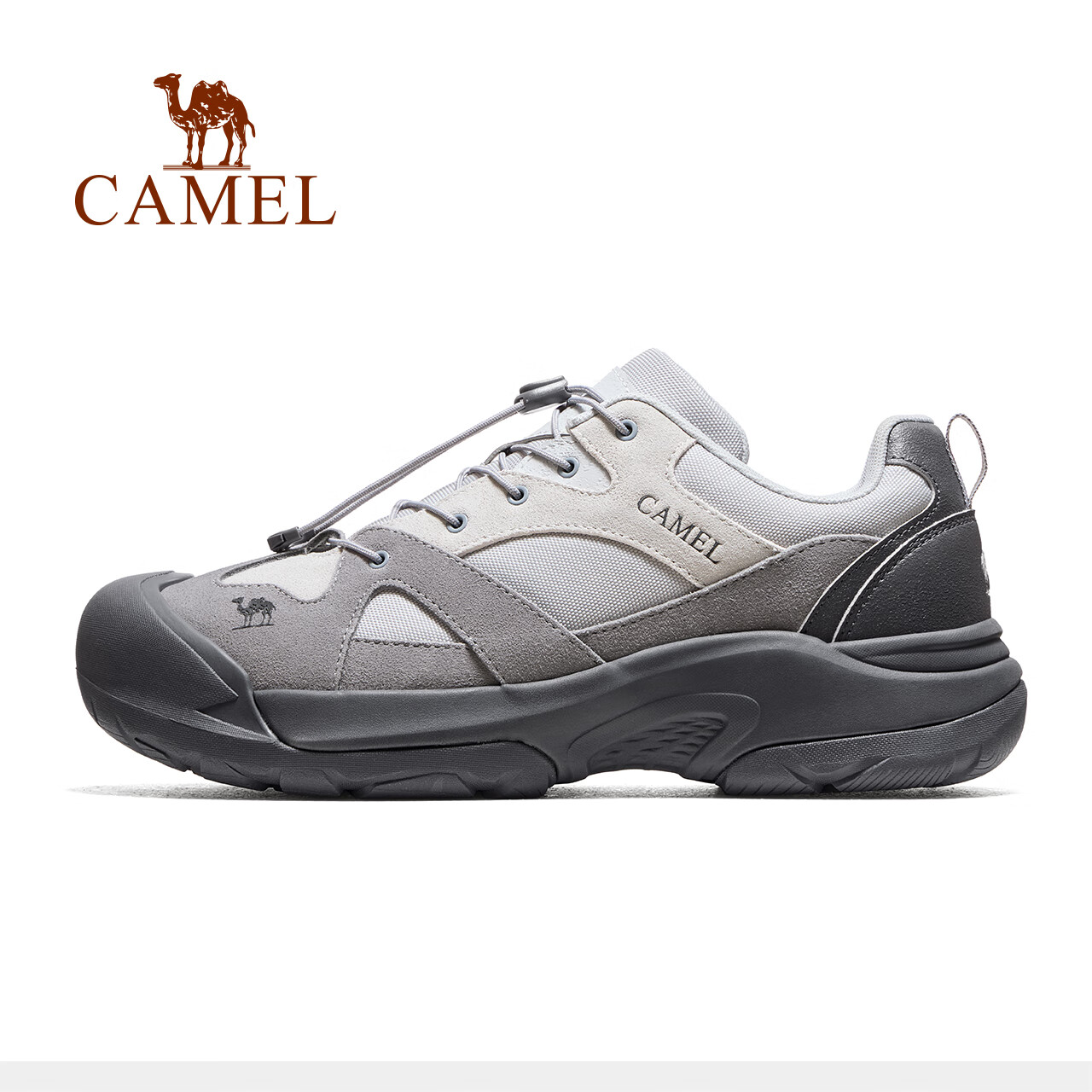 CAMEL [Panshi] Hiking Shoes for Men And Women, Ugly-Cute Outdoor Casual Shoes, Non-Slip Wear-Resistant Trekking Shoes
