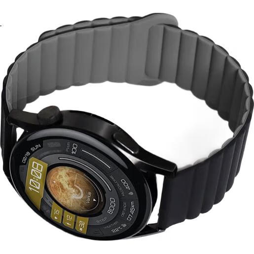 Ремешок MSSM Magnetic Loop для Huawei Watch 4 Pro/GT5/GT4/GT5 Pro, силиконовый, с магнитной застежкой, 22 мм, цвет "Звездный апельсин"