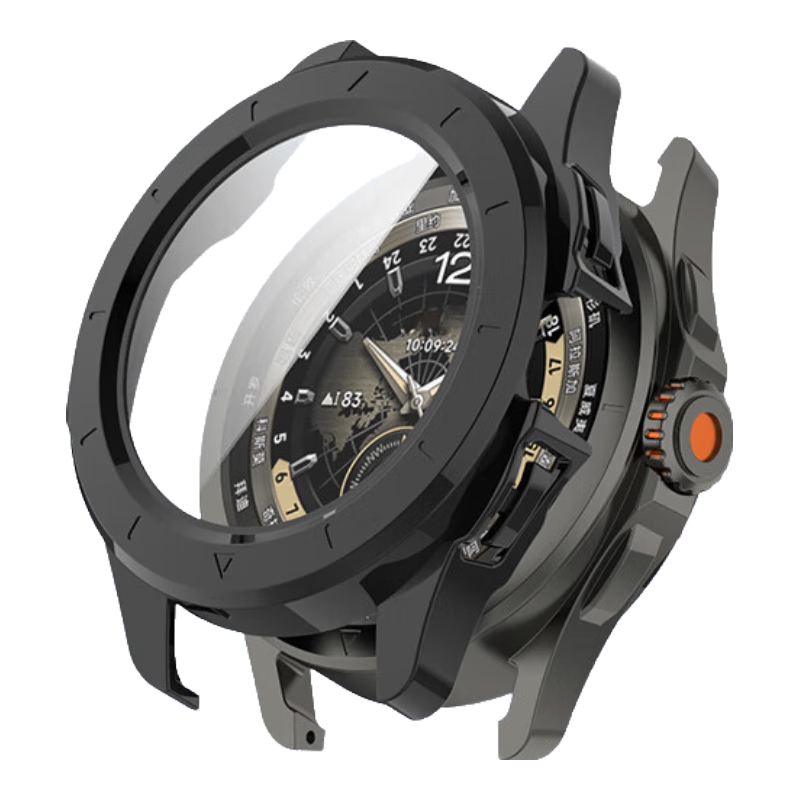 CHENSONG Xiaomi Watch S4 Protective Case Full Coverage Screen Protector 15th Anniversary Edition Black