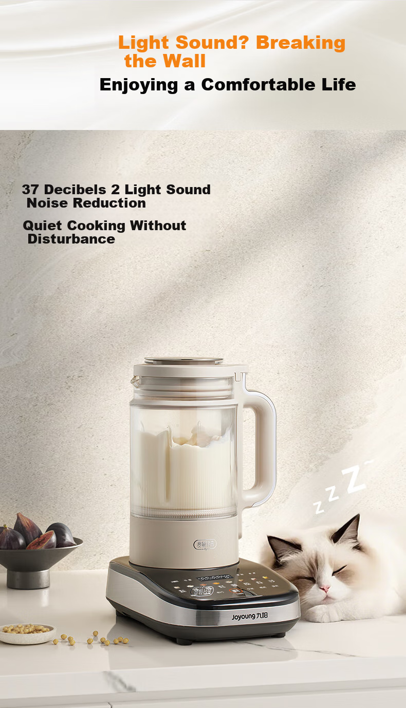 Joyoung High-Speed Blender, Home Use, Self-Cleaning, Fully Automatic, Multifunctional, 1.75L, Variable Frequency, Quiet Operation, Juicer, No-Beating Soy Milk Maker, Xiaofangtang B1 2025 Upgraded Versio 5