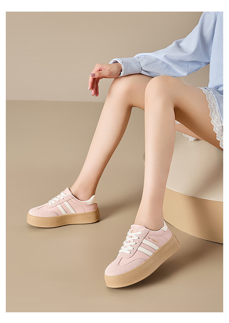 La Chapelle Women's Shoes, Versatile Casual Low-Top Sneakers for Women, Lightweight White Shoes - XZX66-03, White And Black, Size 35 6