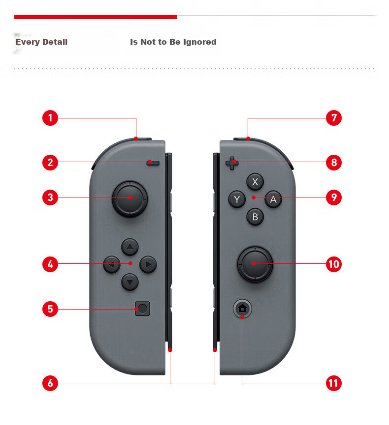Nintendo Switch Joy-Con Controller [Overseas Version], First Generation OLED Battery Life Game Controller, Left Purple Right Orange, NS Peripheral Accessory Controller, Compatible with Chinese Version, Japanese Version, Hong Kong Versio 6