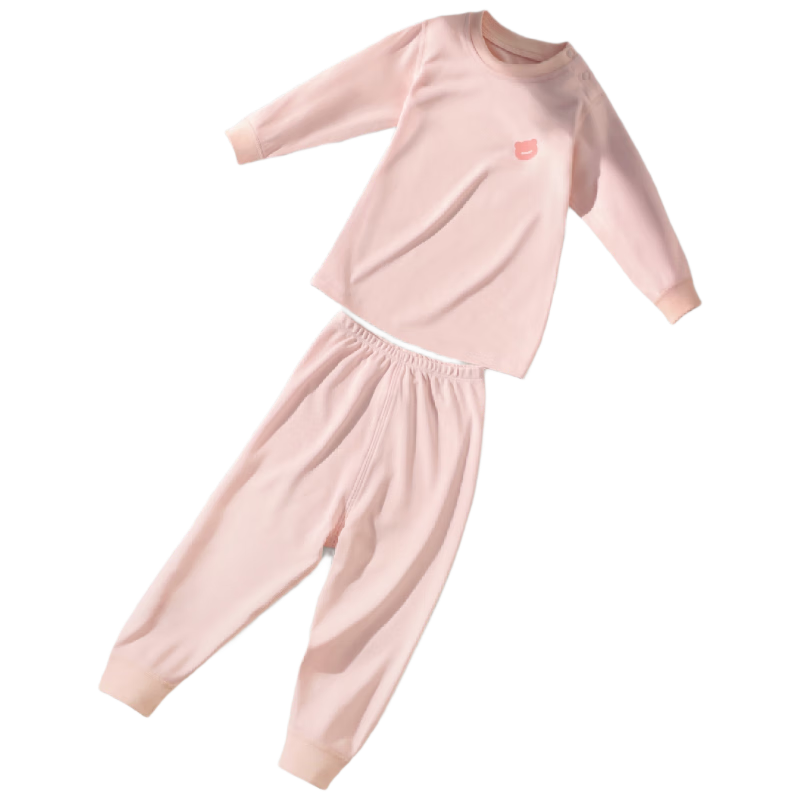 Beitaisi Children's Thermal Underwear Set for Spring And Autumn, Baby Home Wear, Long-Sleeve Pajamas for Kids And Teens