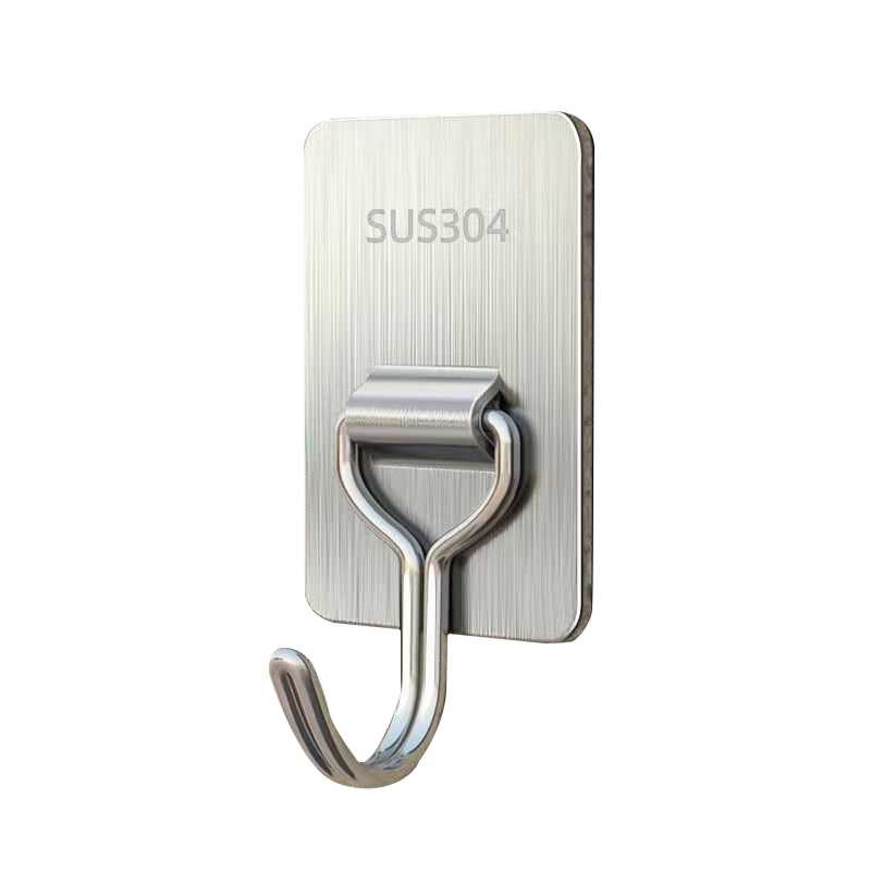 CHUSHE Cement Wall Hooks, Heavy-Duty Load-Bearing Fixed Outdoor Rough Wall Hooks, Adhesive Hooks with Strong Adhesion, Pack of 4