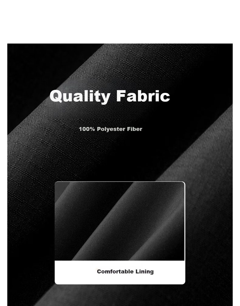 Gxgjeans Men's Clothing, Workwear Style Multi-Pocket Casual Hooded Jacket, Spring 2025 New Arrival, Black, 175/L 3