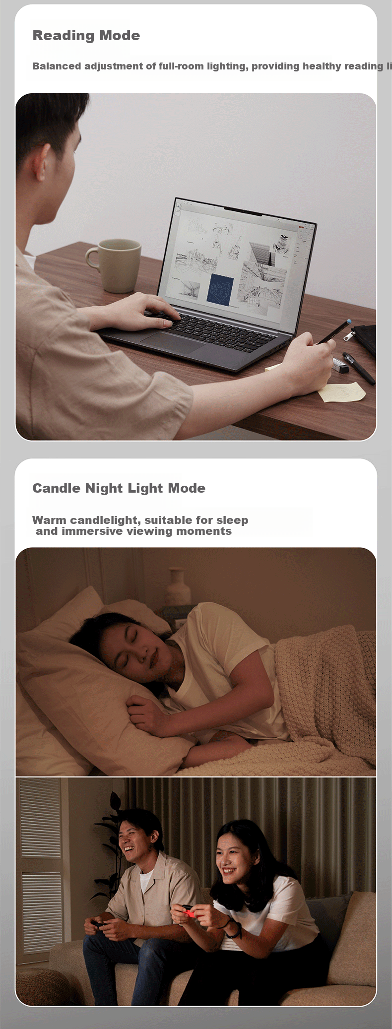 BenQ Aora Ceiling Light, Eye-Protecting Full-Spectrum LED, Soft Lighting for Living Room, Intelligent Voice Control, All-Inclusive Price 9