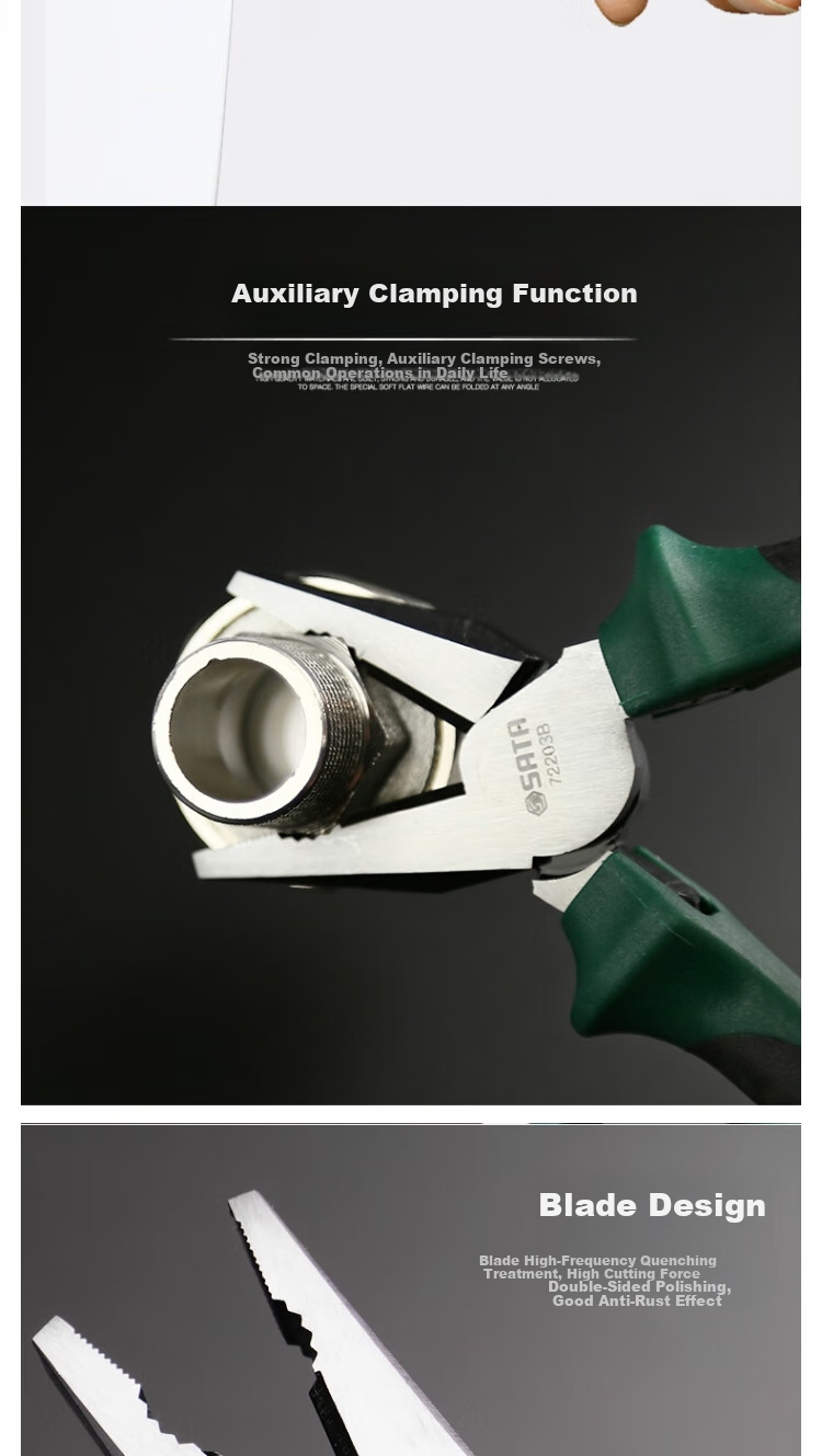 Shida 8" Labor-Saving Wire Pliers, 72203B 4