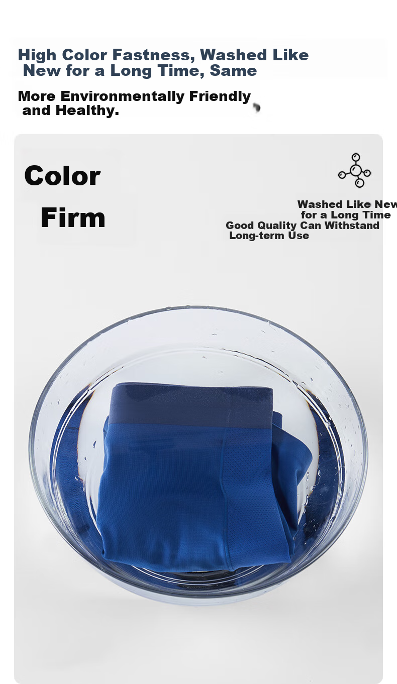 Qisefang Men's Underwear, Antibacterial Spring And Summer Cool Breathable Boxer Briefs, Four-Corner Shorts for Men, 3-Pack Large Size Ice Silk Underpants 5