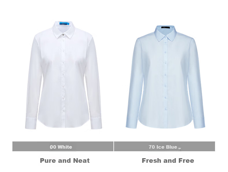 G2000 [Soft And Comfortable] Women's Autumn And Winter Clothing, Same Style As in Shopping Malls, Cotton Skin-Friendly Business Commute Comfortable Long-Sleeve Shirt 13