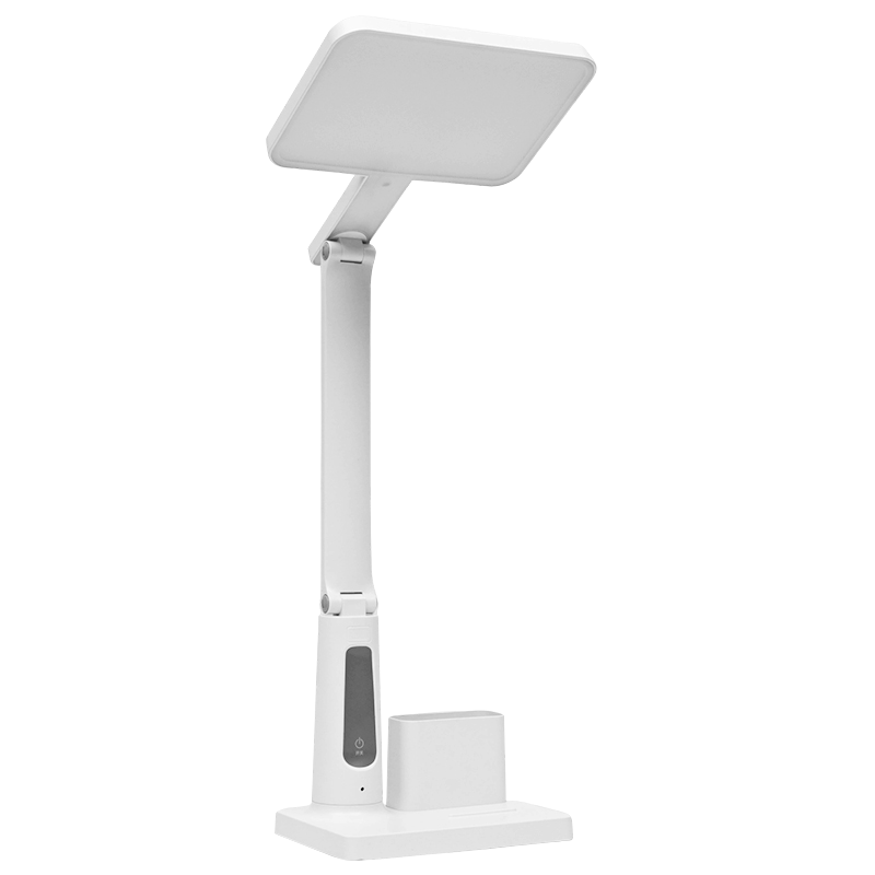 Boraer Eye Protection Rechargeable Desk Lamp Full Spectrum Reading Lamp for Children and Students Dormitory Study Writing Lamp