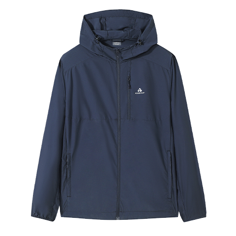 Pioneer Camp Fengdie Sun Protection Jacket for Men, Summer Outdoor Breathable Loose UV-Resistant Original Yarn Thin Coat Sun Protection Clothing