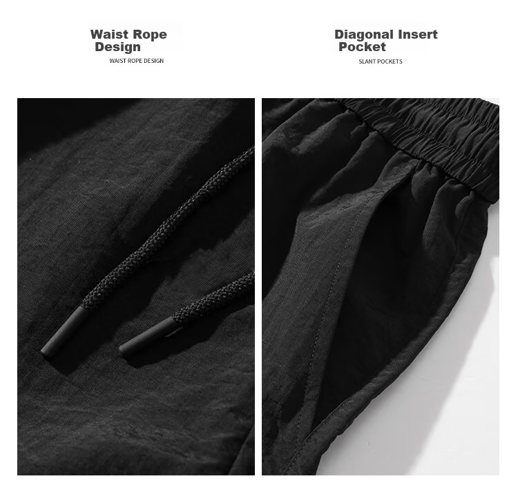 TUCANO Men's Summer Cooling Quick-Dry Breathable Sports Running Casual Comfortable Five-Point Shorts Dark Gray 2XL 8