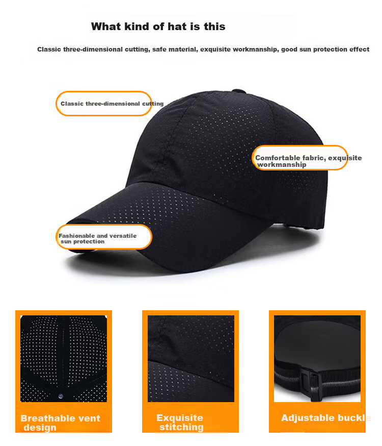 GLO-STORY Baseball Cap for Men, Korean Style Casual Versatile Sun Hat Outdoor Sports Baseball Cap MMZ814103 Black 2