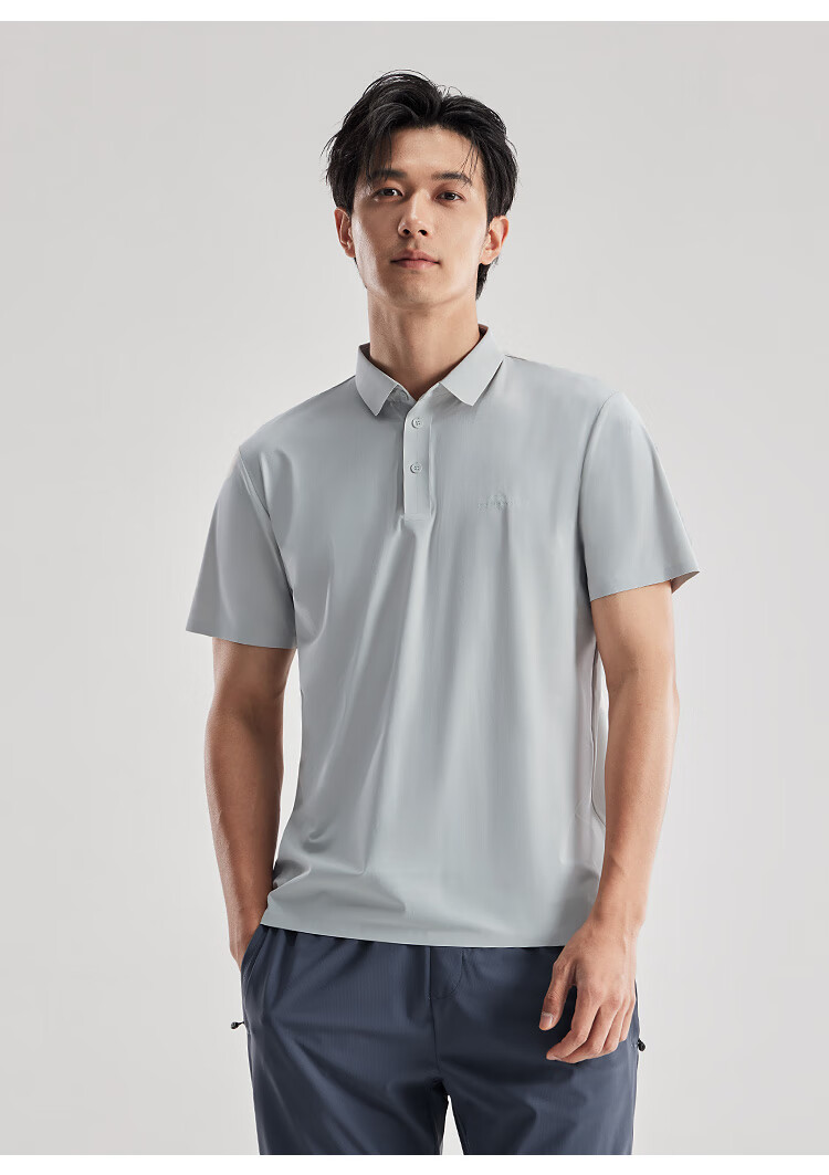 Pioneer Camp Polo Shirt for Men, Summer New Style, Ice Silk Cool Feeling Sun Protection Shirt, Men's Short-Sleeve Business Casual Half-Sleeve T-Shirt 13