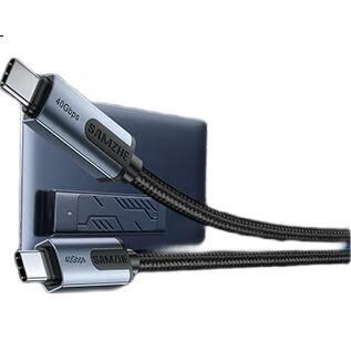 Кабель SAMZHE USB4 Full-Function 240W, двойной Type-C, 0.5м, для Apple, Huawei, Samsung, Thunderbolt 4