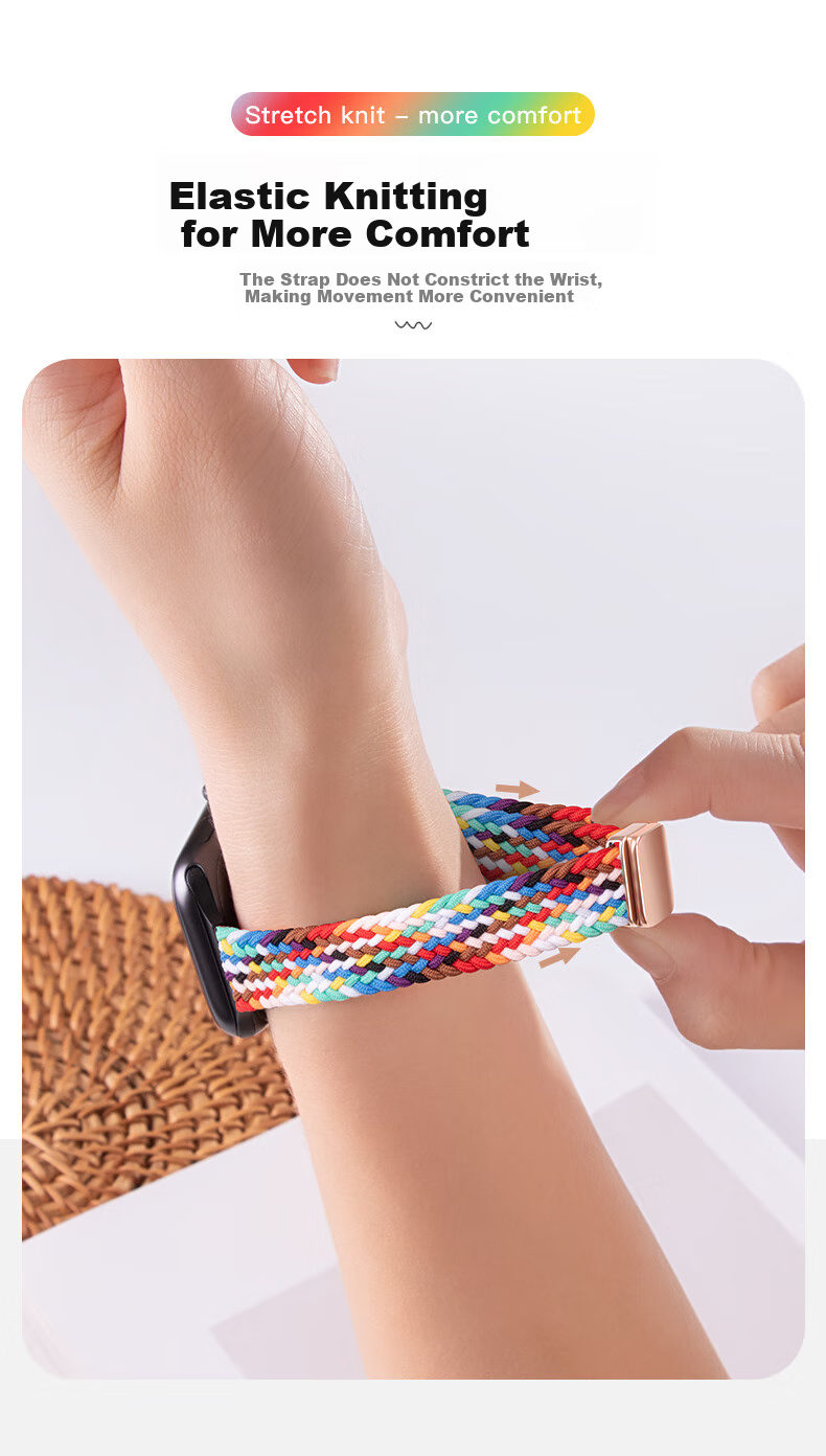 Binghong Compatible with Apple Watch Bands for S12, S10, Men's And Women's S11 Ultra 4, 3 SE 3, Apple Watch Magnetic Braided IWatch Band Ultra 2, S9, S8 6