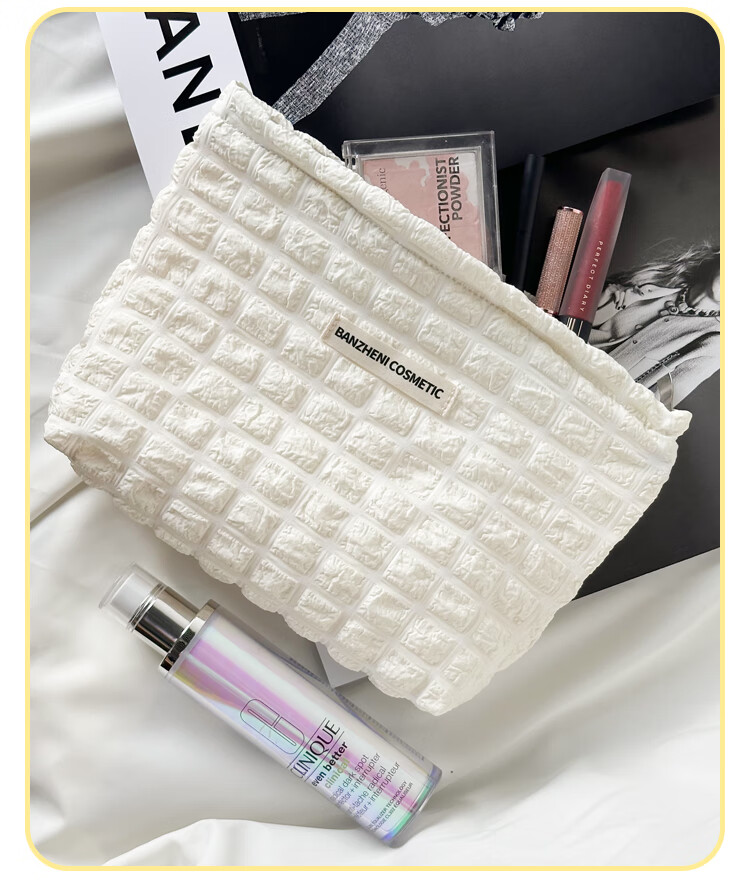 Banzheni Cosmetic Bag, Travel Toiletry Organizer, Large Capacity Handheld Portable Compartmentalized Makeup And Small Items Bag, Luggage for Men And Wome 17