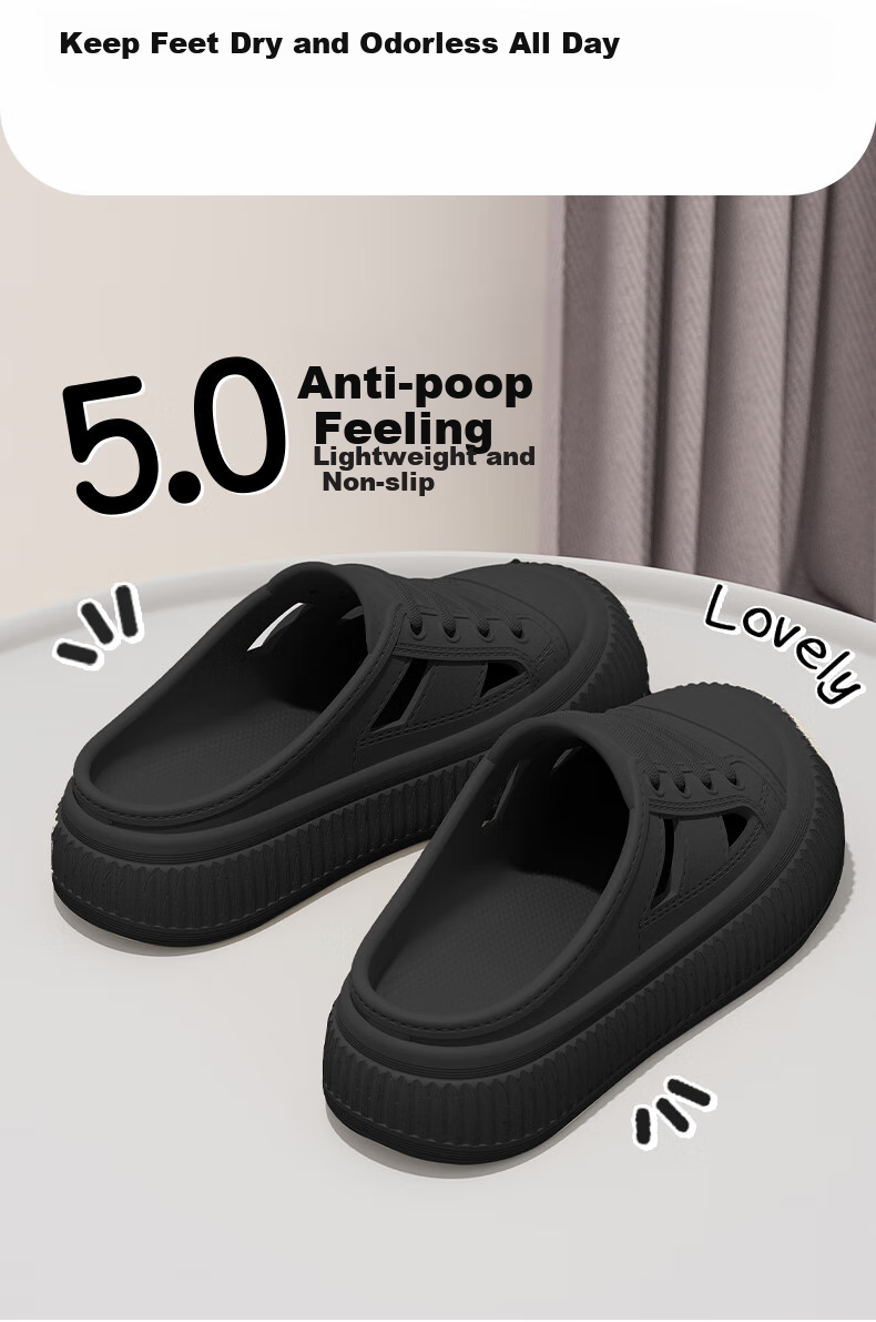 YUZHAOLIN Women's Summer Open-Toe Slip-On Anti-Slip Work Sandals YG818 White Size 36-37 5
