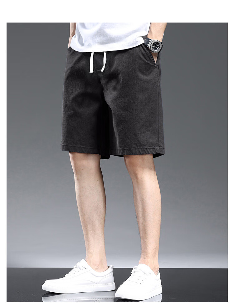 Zengzhi 2026 Summer Lightweight Casual Men's Shorts Fashion Sports Loose Straight Five-Point Pants Versatile Mid-Length Men's Trousers 7