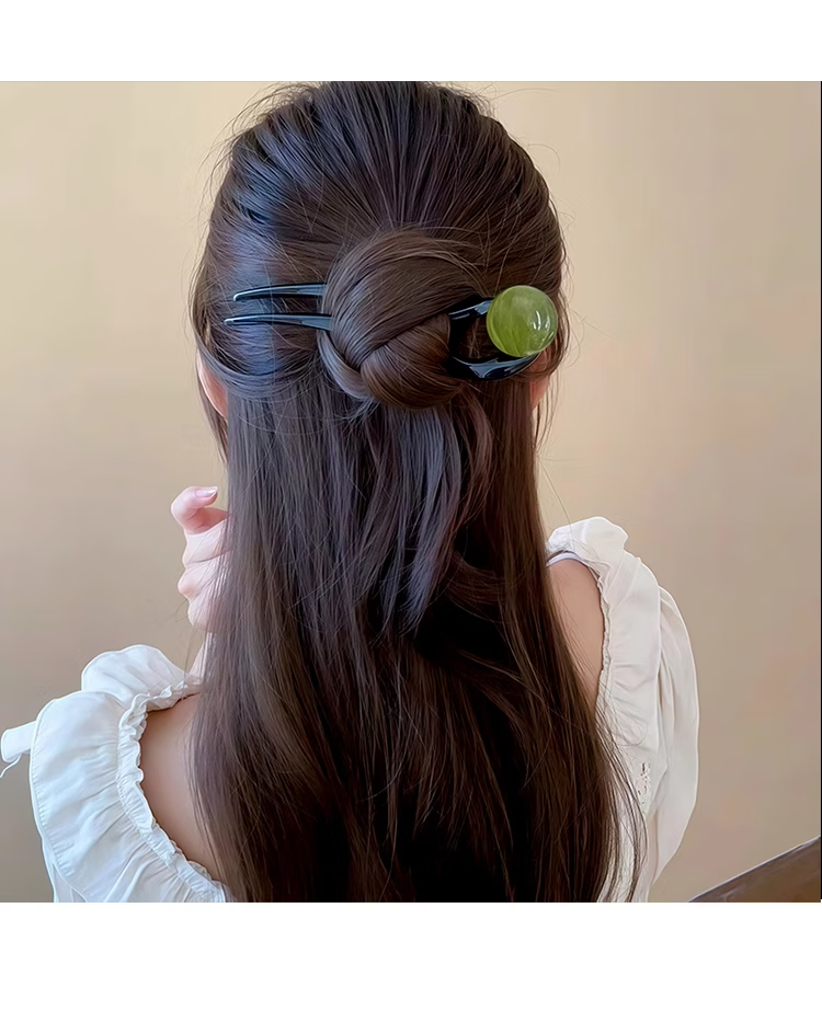 Gemon Minimalist U-Shaped Hairpin Ancient Style Women's High-End Hair Bun Tool 2025 New Hairpin Daily Commuting Hair Accessory 5