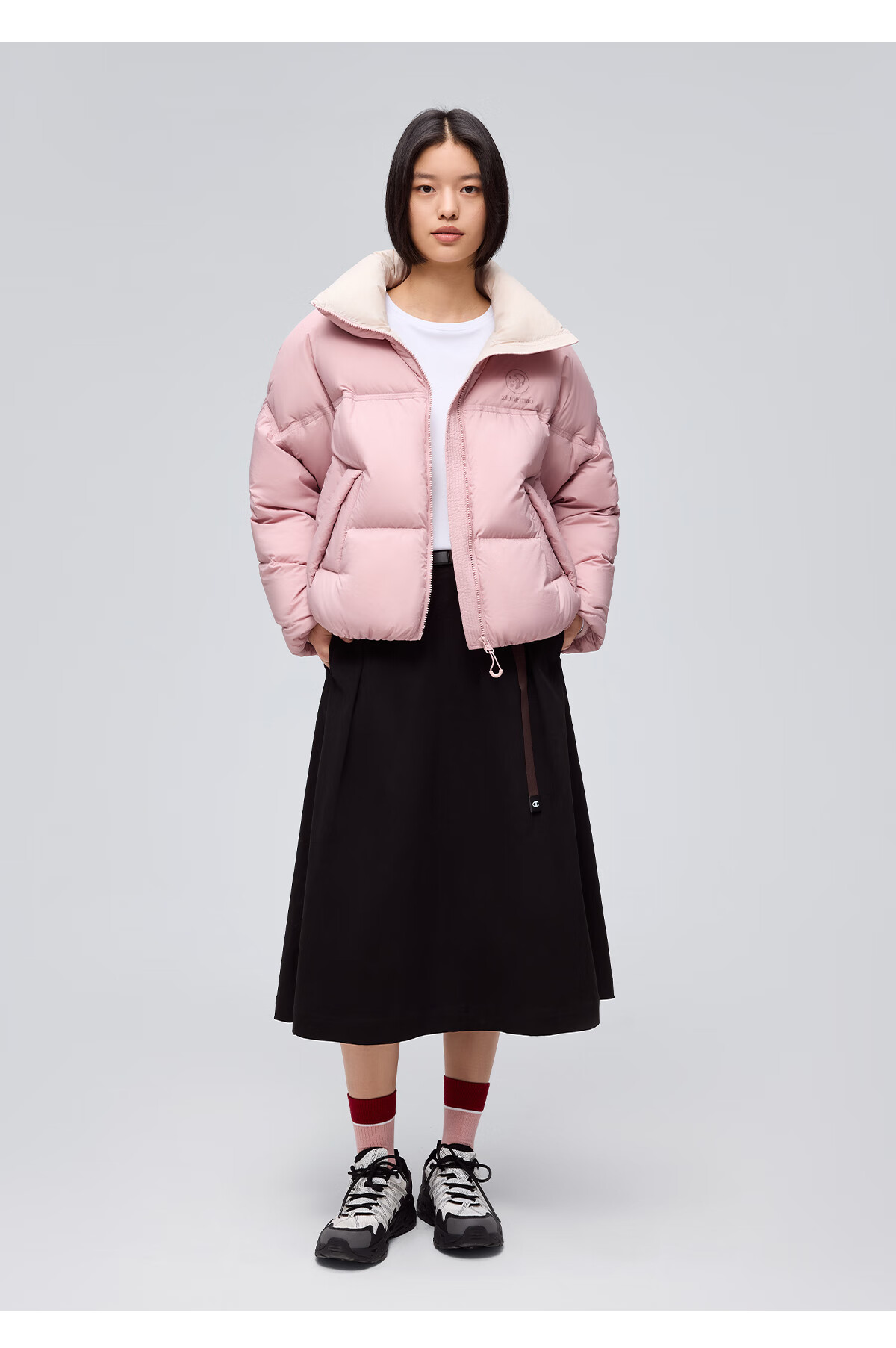Panda Zhang Yuxi Style [Yongdong] Women's Autumn Winter 90% Down High Loft Short Puffer Jacket 8248 10