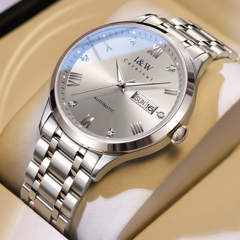 Мужские механические часы IWC Swiss Brand Automatic, Топ 10 мировых брендов, Подарок отцу, дедушке