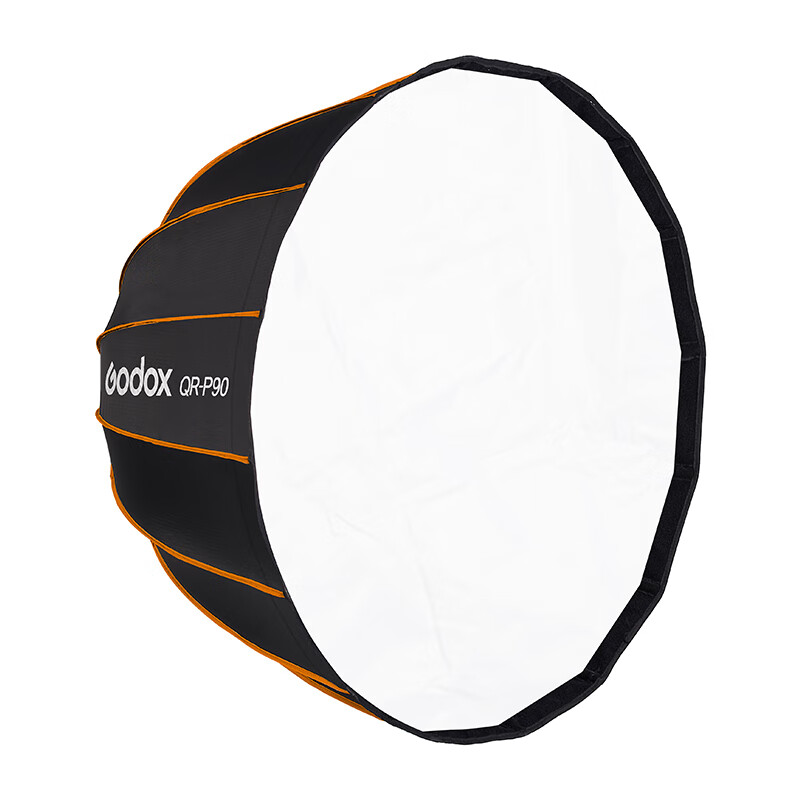 Godox QR-P90, 90cm Deep Parabolic Softbox, Portable, Quick-Install for Outdoor Photography, Soft Light Cover