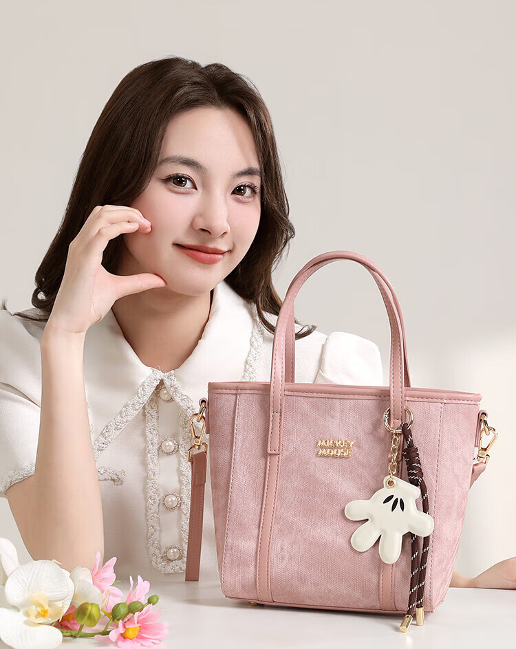 Disney Handbag, Women's Shoulder Crossbody Bag, Mickey Mouse Bag, Basket Bag, Gift Box Packaging, Birthday Present for Wome 1