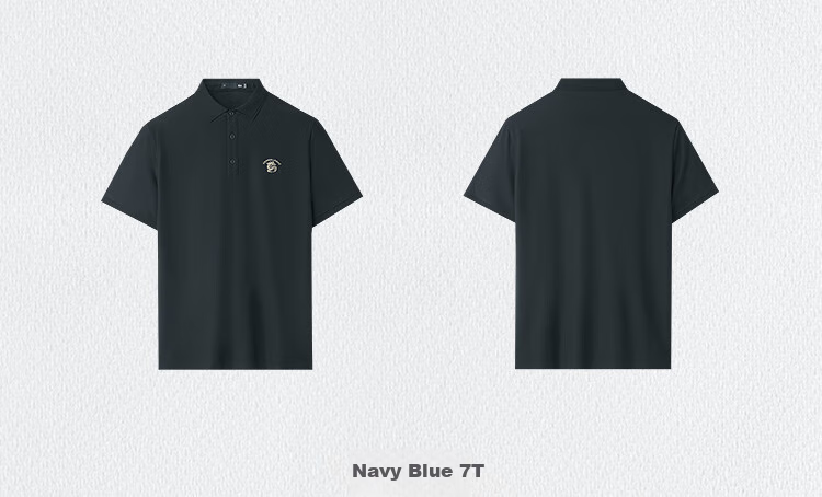 HLA Short-Sleeve Polo Shirt for Men, Chinese Dragon Cool Breathable Short-Sleeve Shirt for Men in Summer 13