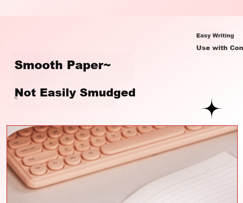 Deli Scented Notebook, Student Soft Copybook, B5/40 Sheets, Stitched Binding, FB540-Q Mitravel Series 4