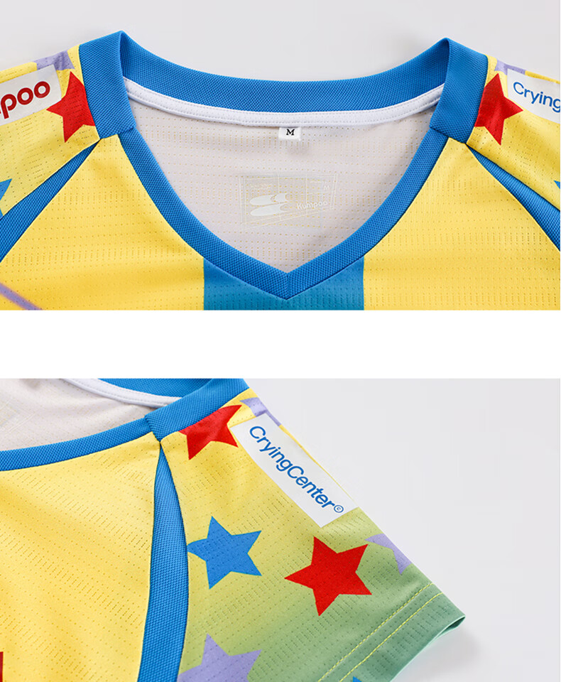 KUMPOO Feather Badminton Shirt Xunfeng Women's Short Sleeve Crying Center Collaboration Sportswear ACT251606 White 2XL 17