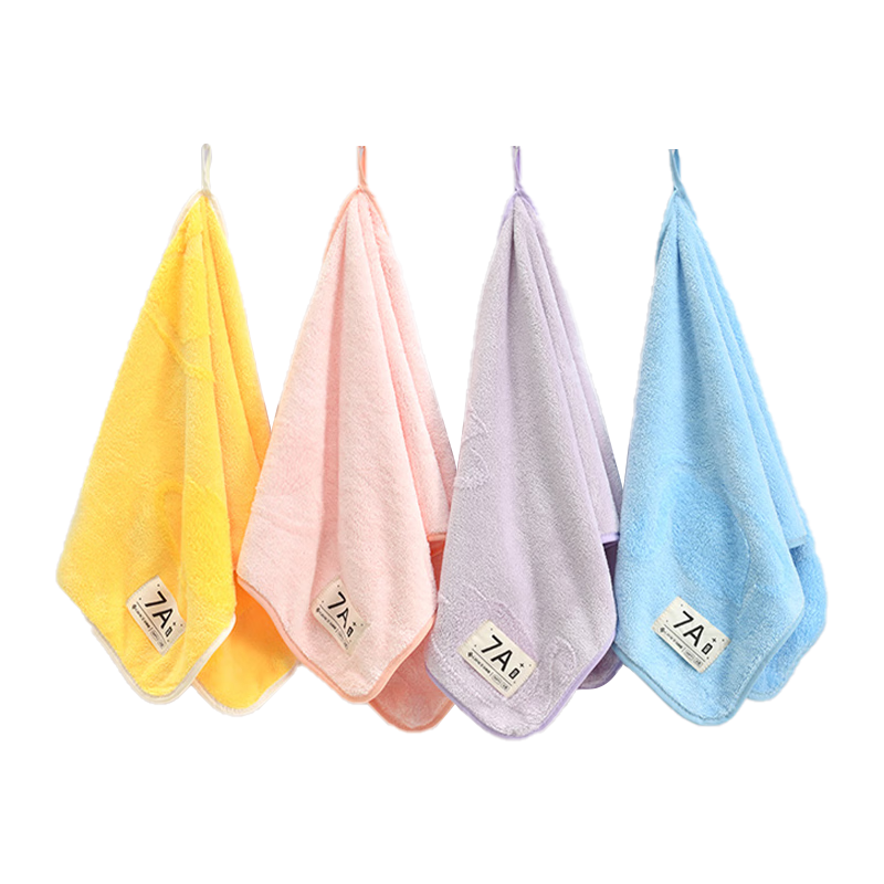 Grace Towels, 4-Pack, 7A Grade Antibacterial, for Men And Women, Face Towel, Absorbent Jacquard Goose Towel, Head Towel, Face Washcloth, Sports Towel