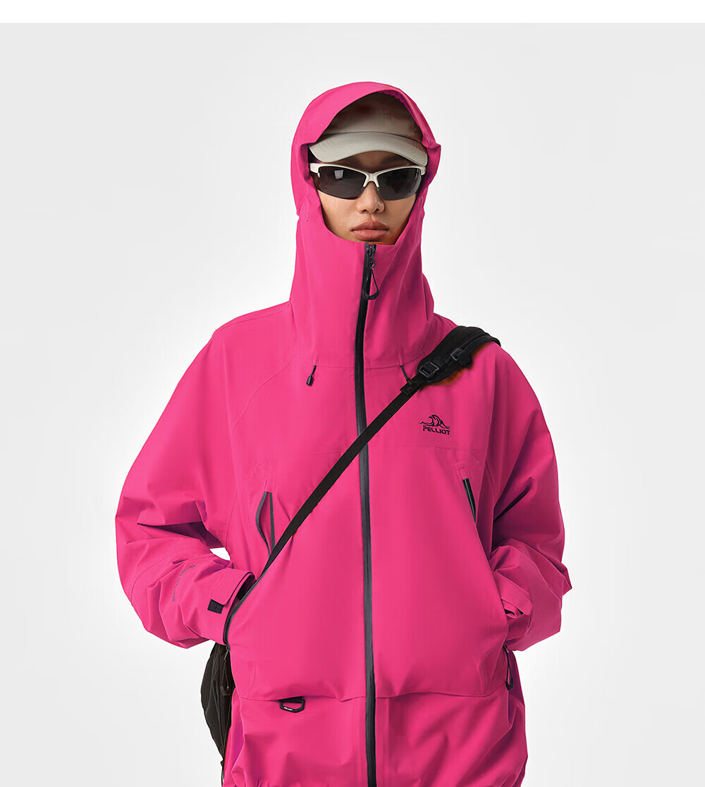 Pelliot [Shanke] Hard Shell Jacket, Outdoor New Style, Men's And Women's Windproof Waterproof Wear-Resistant Mountaineering Suit, 12340164 16