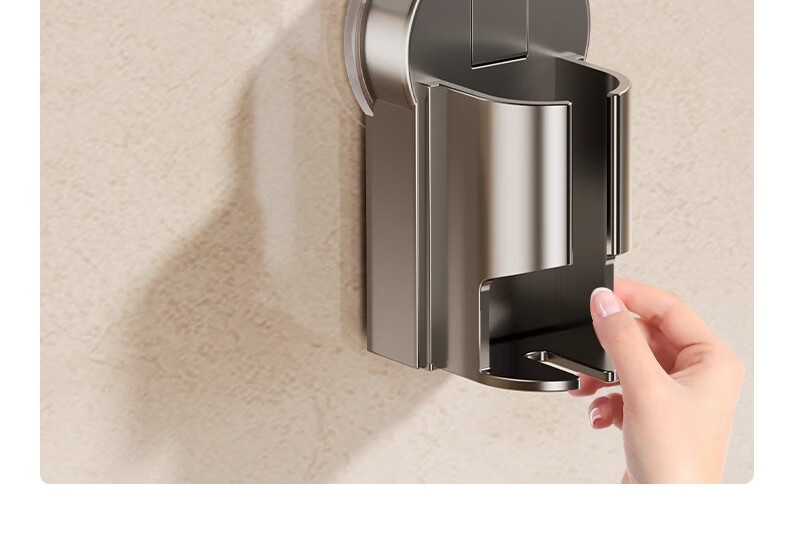 JiaDu Suction Cup Toothbrush Holder Wall-Mounted No-Drill Bathroom Electric Toothbrush and Toothpaste Rack 4