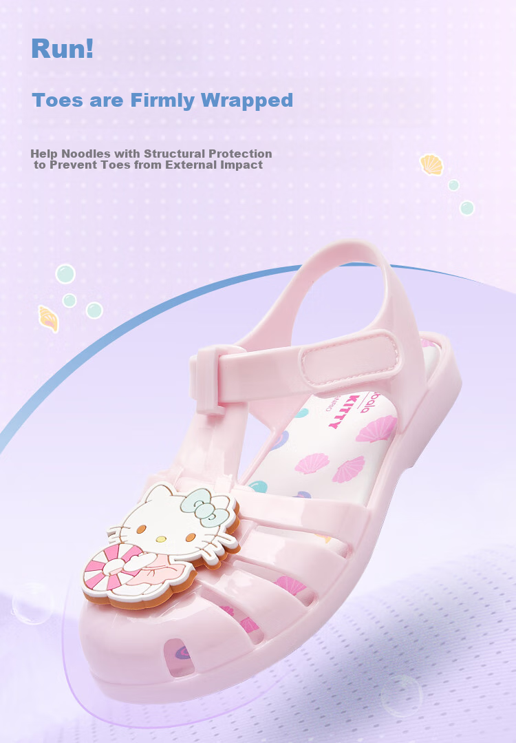 BALABALA Sanrio Kuromi Kids Sandals Girls Summer Shoes 2025 Sweet Beach Shoes 208225141003 3
