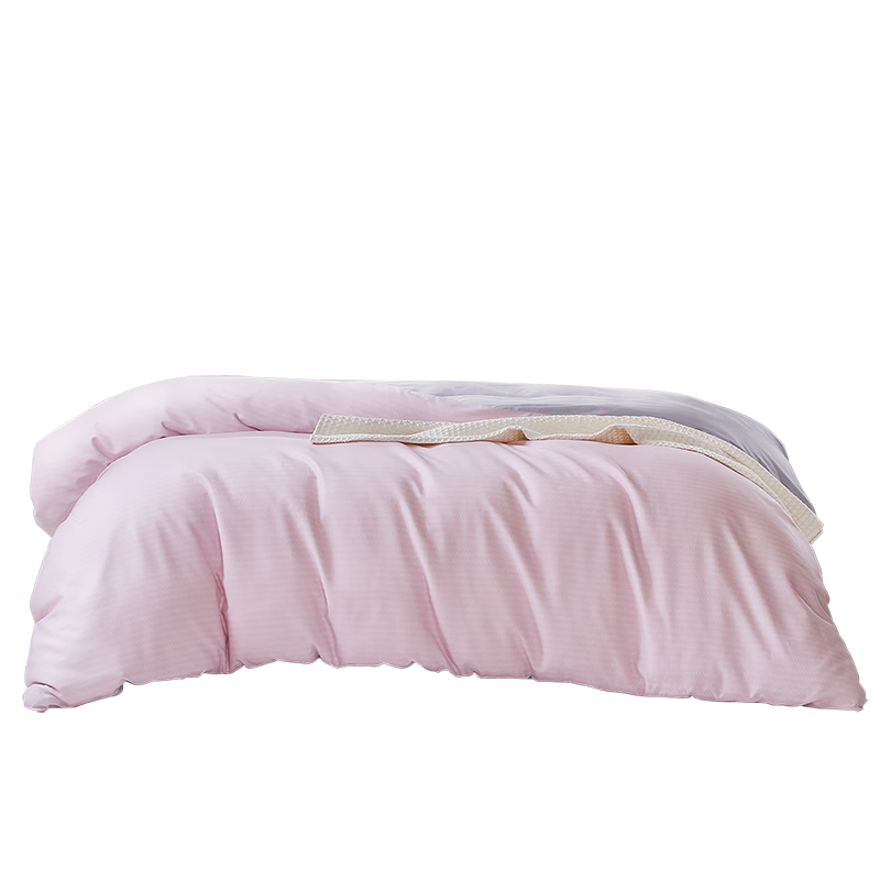 FUANNA Duvet Cover, 100% Cotton Single Piece Duvet Cover, Single Student Dormitory Quilt Cover, 152*210cm, Neon Pink
