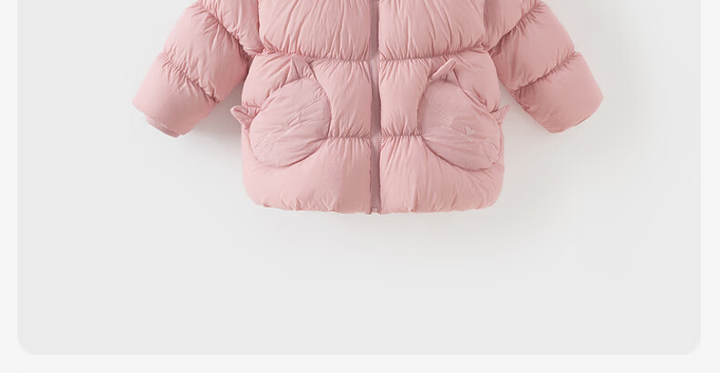 DAVE & BELLA Girls Waterproof Down Jacket Children's New Year Winter Coat Baby Year Outfit Mall Version 12