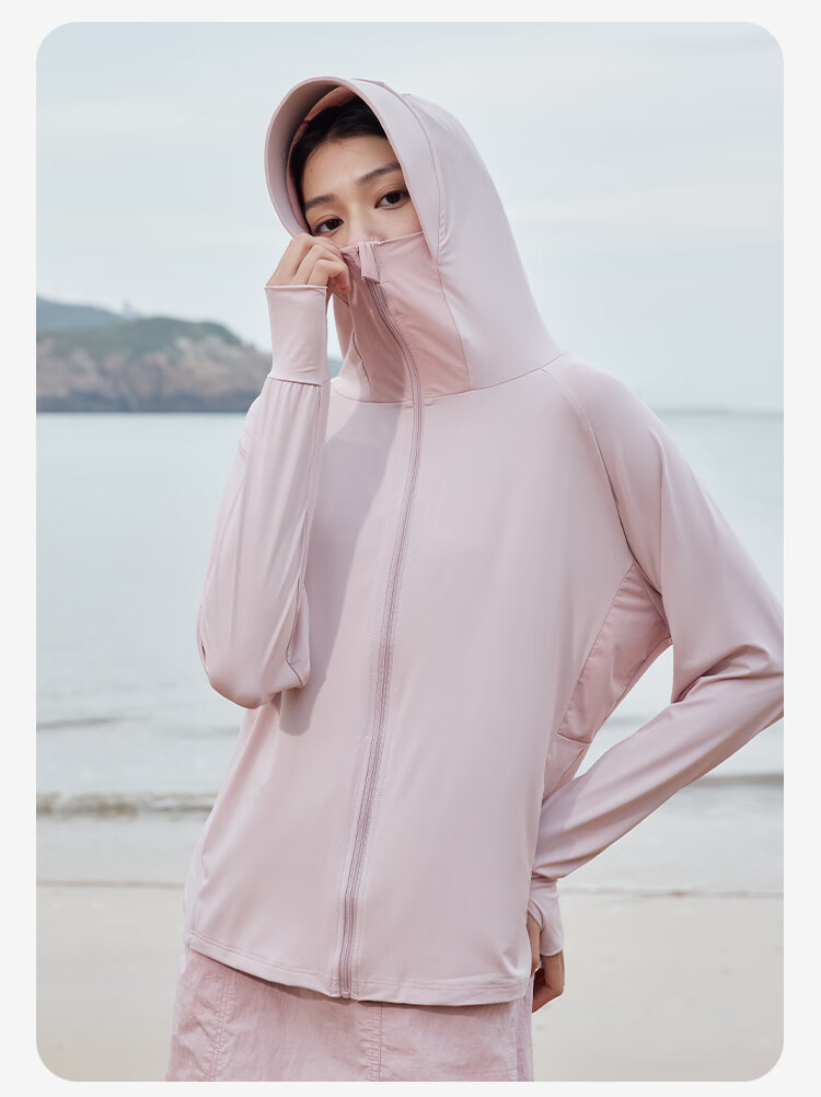 Yishangmei Women's Ice Silk Sun Protection Jacket UV Protection 2026 Summer New Fashion High SPF Plus Size Breathable Coat 14