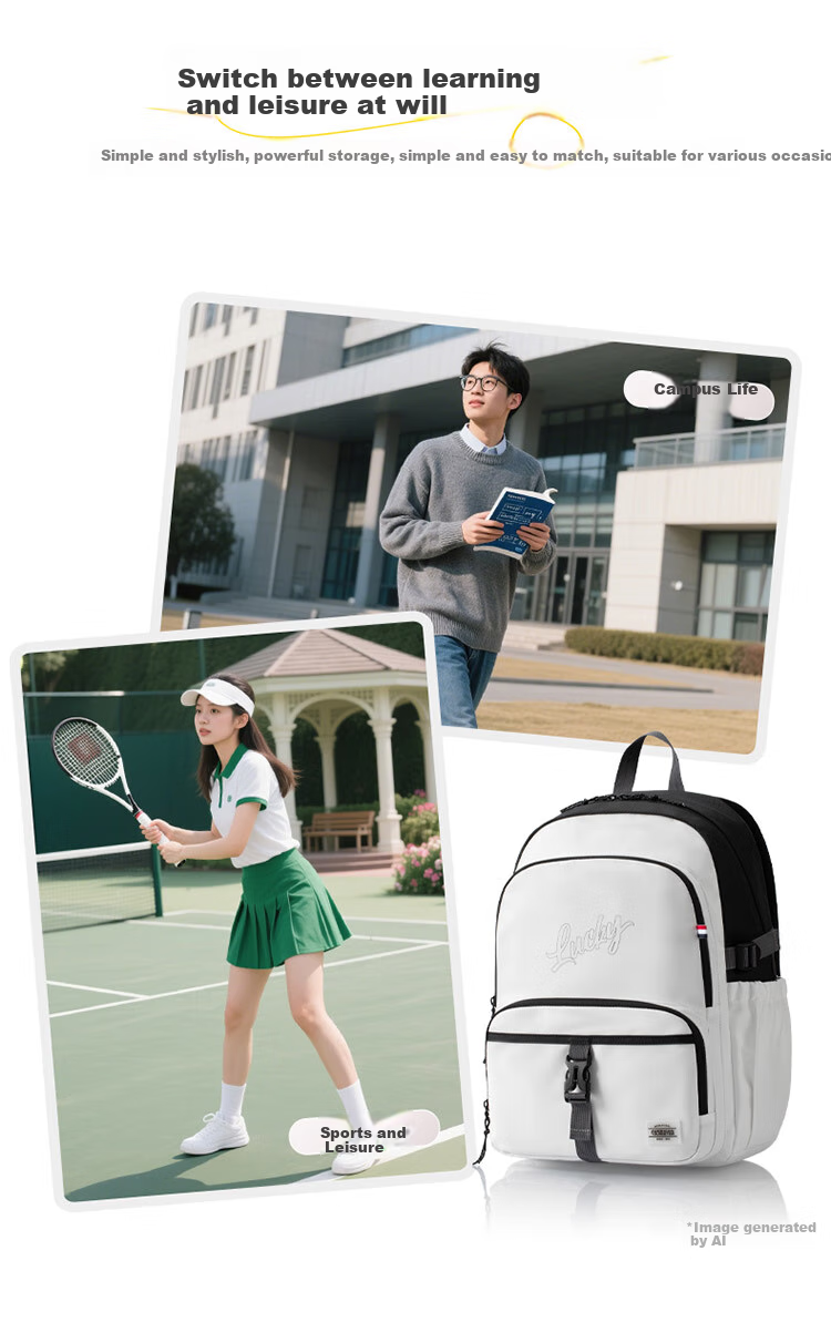 AMERICAN TOURISTER Middle And High School Student Backpack for Boys And Girls, Antibacterial Lightweight Shoulder Bag with Large Capacity, Laptop Bag, Stylish NG8 2