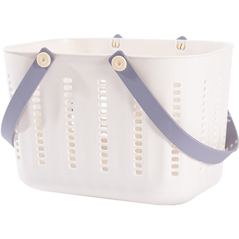 Qianyu Face Basin Bath Basket, Portable Toiletries Storage Basket, Bathroom Student Dormitory Shower Caddy, Random Color