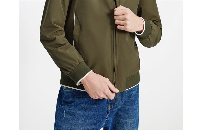 Navigare Men's Triple-Protection Fleece-Lined Jacket, Stand-Up Collar, Commuter Casual Coat, 1331005503 26