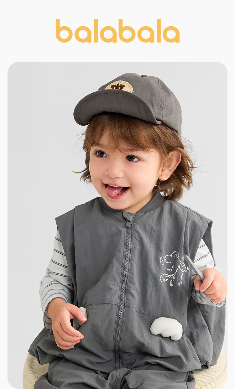 BALABALA BalaOne Baby Outfit Set Children's Long-Sleeve Three-Piece Set for Boys And Girls, 2025 Autumn Wear Cute 208325104207 1